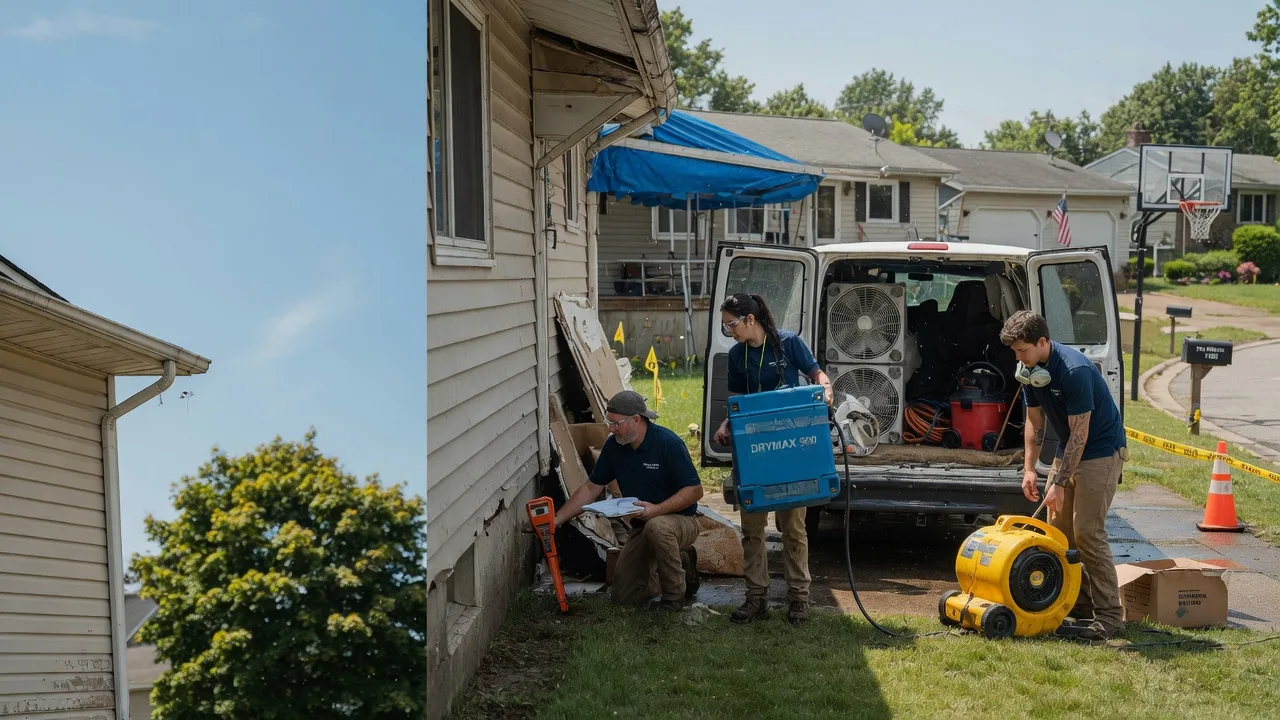 Ceiling Leak Cleanup in Skandia, MI near me